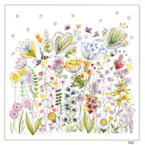 Colourful wildflowers greeting card nature — wholesale greeting card