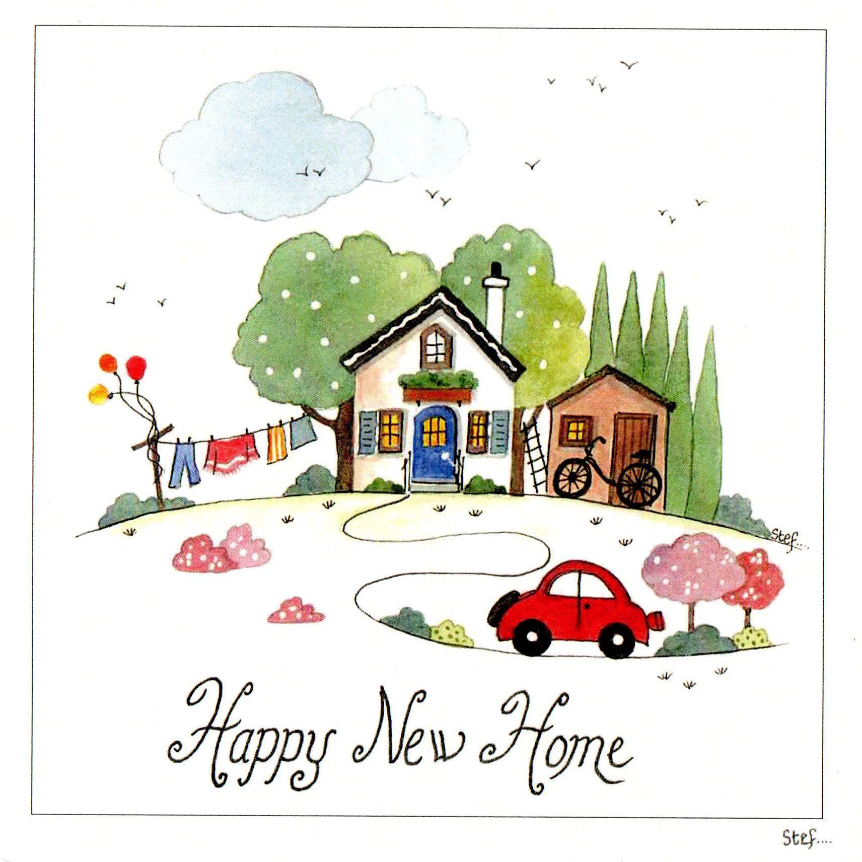 happy New Home Card — wholesale greeting card