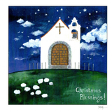Christmas Church Blessings Card — wholesale greeting card