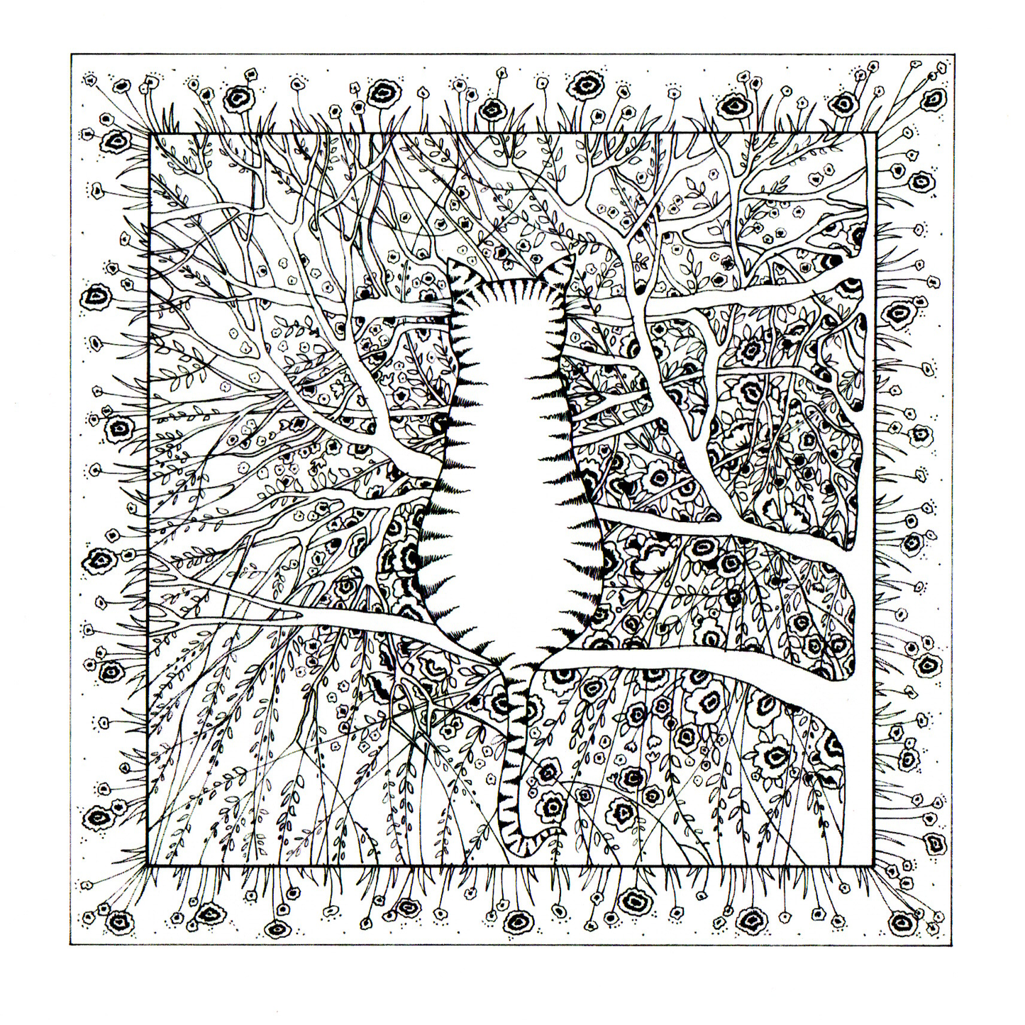 colour you own cat in a tree — wholesale greeting card