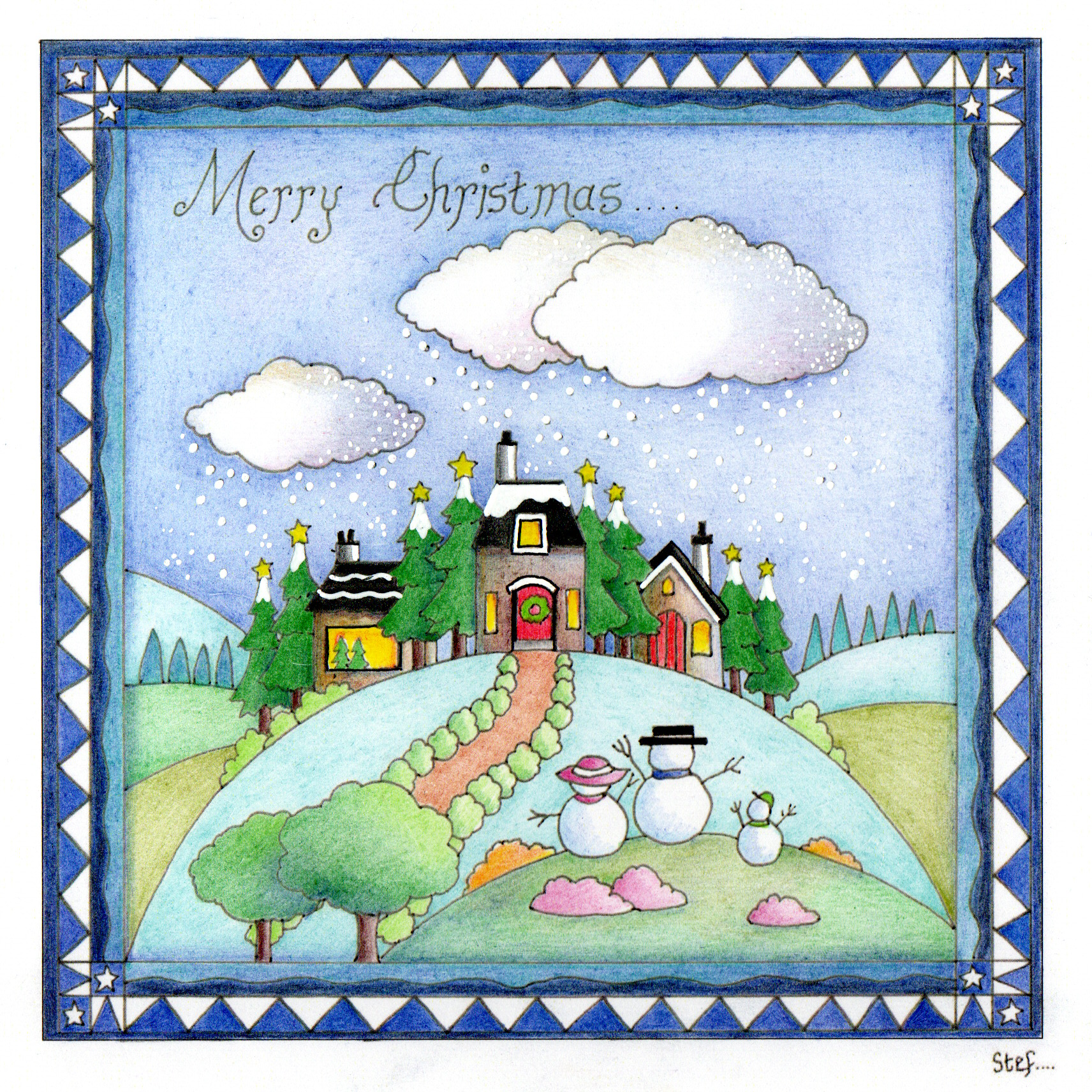 Christmas Card Starter Pack greeting card, detail 9