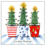 Three Christmas Trees — wholesale greeting card