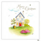 A Three Storey House Merry Christmas — wholesale greeting card