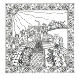 Colour Your Own Cats On A Summers Day — wholesale greeting card