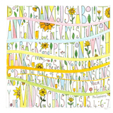 Christian Card With Colourful Words — wholesale greeting card