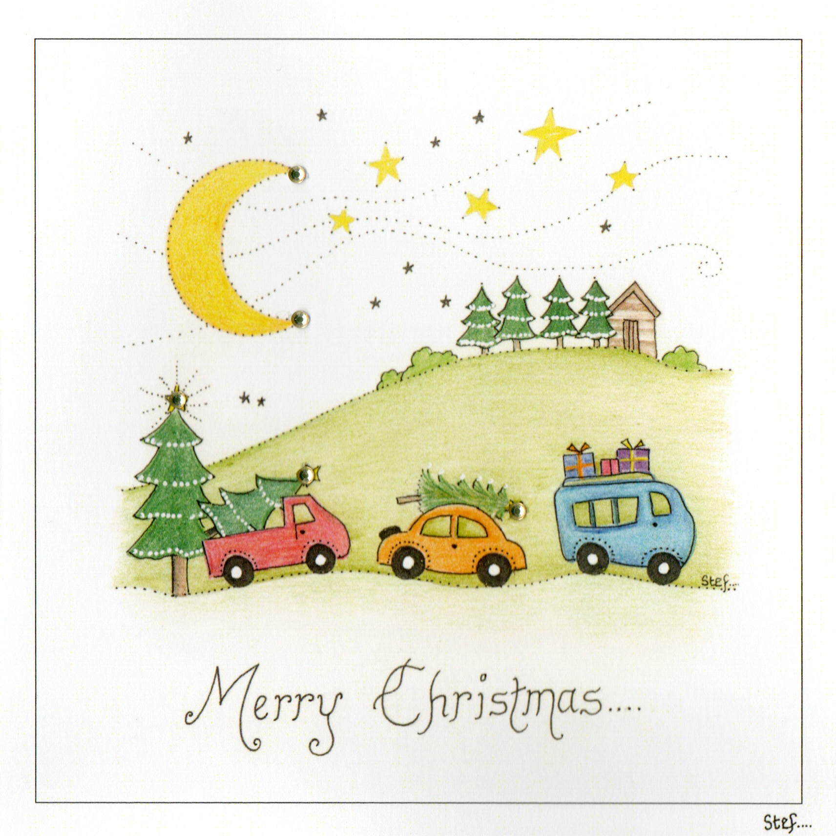 Christmas Card Starter Pack greeting card, detail 7