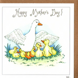 Mother Duck and Ducklings Mother’s Day Card — wholesale greeting card